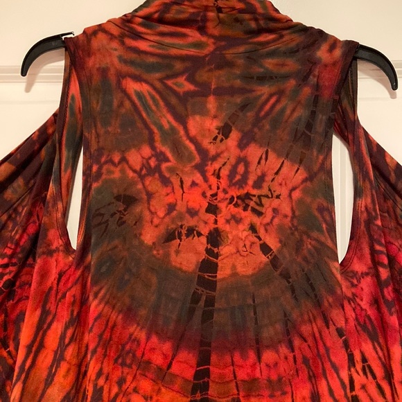 Vintage ANANTARA boho fire vest NWOT festival fairycore Labyrinth Legend - Picture 15 of 16